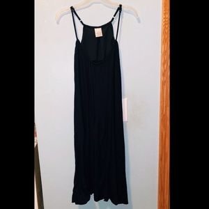 Black Halter Top Dress